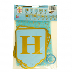 Розтяжка на день народження (рожева, блакитна) (8711-002)