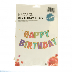 Розтяжка на день народження різнобарвна (8711-004)