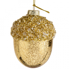 Ялинкова іграшка "Жолудь", 9 см (6017-114)