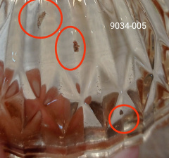 УЦІНКА Ємність для зберігання "Золотий метелик", 13 см (Скол на кришці,дефект скла) (00BR-9034-005)