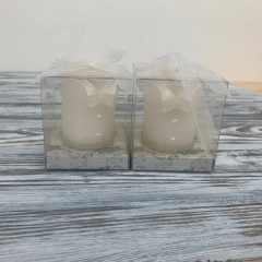 Весільна свічка (6 см) (колір кремовий, білий) (024Q)