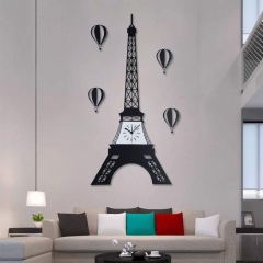 Настенные часы "Эйфелева башня", 80*37,5 см (FZ017)