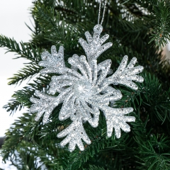 Ялинкова іграшка "Сніжинка оригінальна" (007NZ)