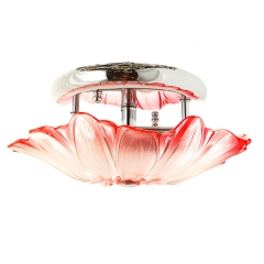 Люстра пристібна рожево-біла на 2 лампи (SN005R)