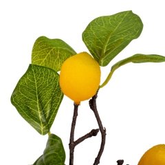 Искусственная ветка "Лимоны", 40 см (9128-002)
