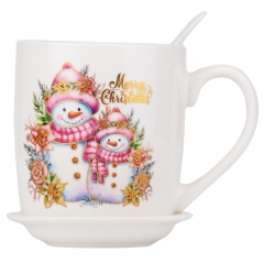 Кружка "Snowmen", 350 мл * Рандомный выбор дизайна (9150-012)