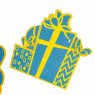 Розтяжка на день народження *рандомний вибір дизайну (8508-002)