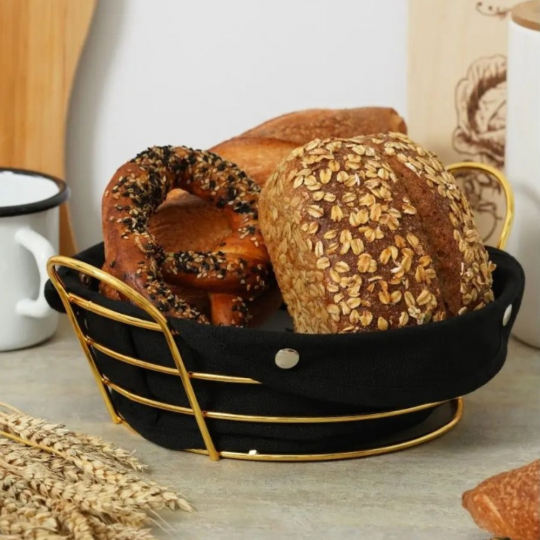 Хлібниця металева 